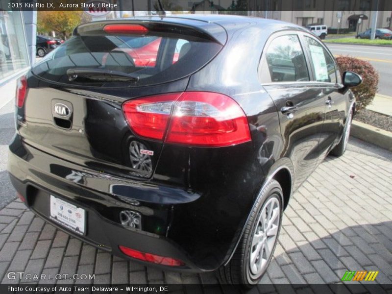 Aurora Black / Beige 2015 Kia Rio LX