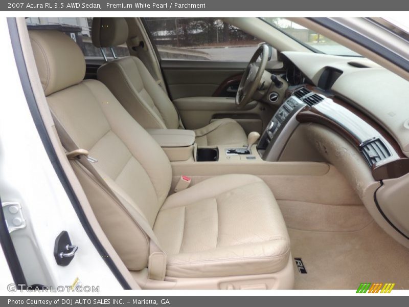 Front Seat of 2007 RL 3.5 AWD Sedan