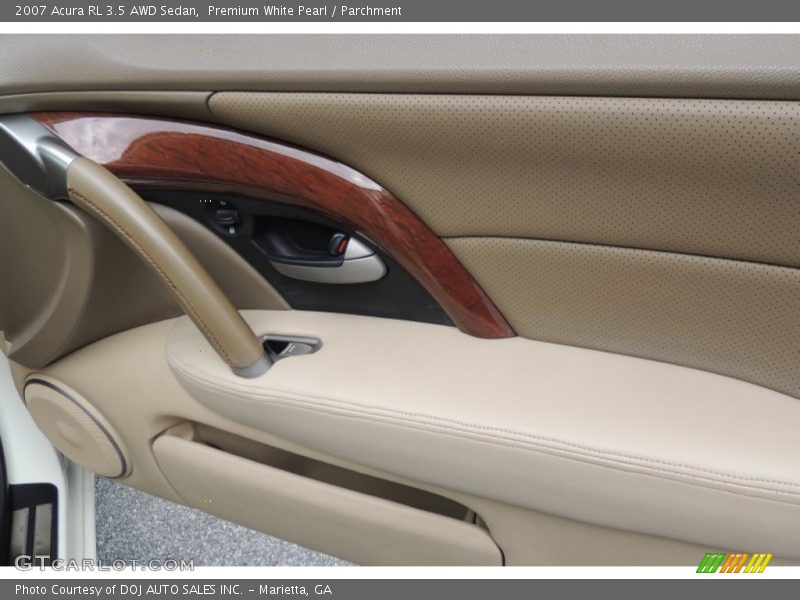 Premium White Pearl / Parchment 2007 Acura RL 3.5 AWD Sedan