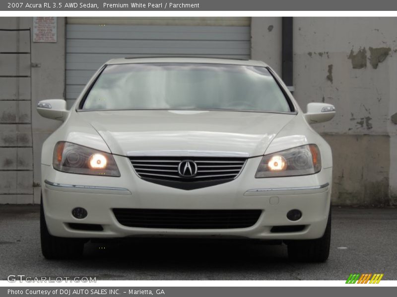 Premium White Pearl / Parchment 2007 Acura RL 3.5 AWD Sedan