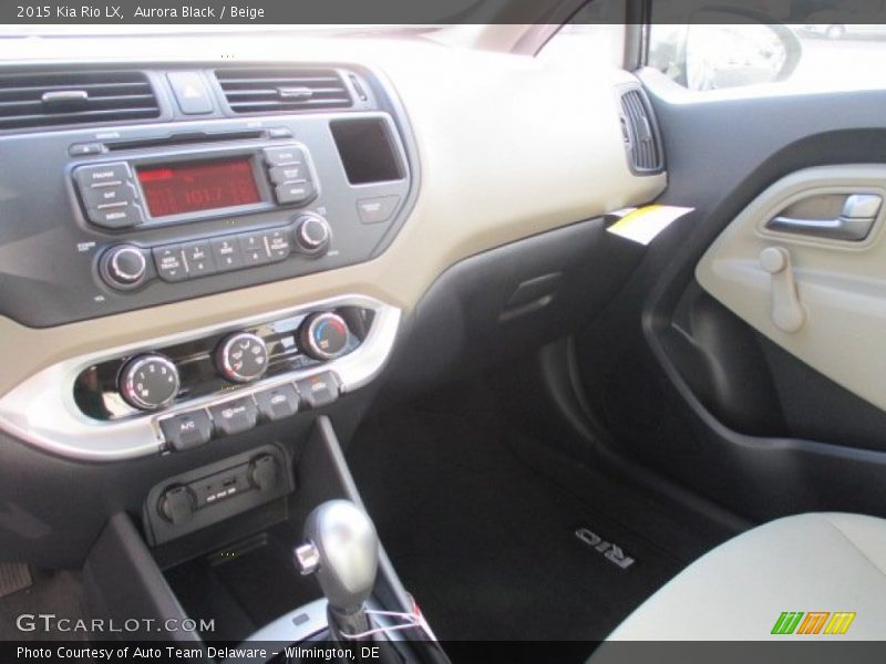 Aurora Black / Beige 2015 Kia Rio LX