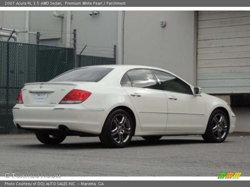 Premium White Pearl / Parchment 2007 Acura RL 3.5 AWD Sedan