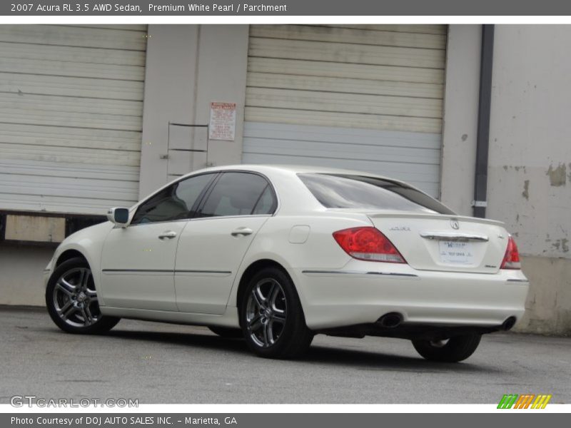 Premium White Pearl / Parchment 2007 Acura RL 3.5 AWD Sedan