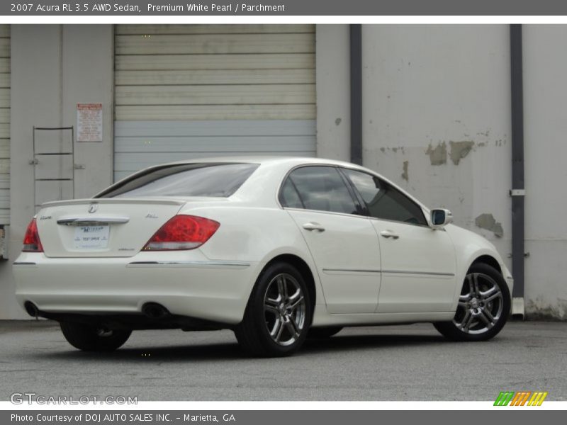Premium White Pearl / Parchment 2007 Acura RL 3.5 AWD Sedan