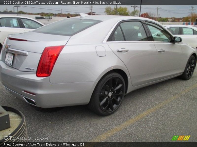 Radiant Silver Metallic / Jet Black/Jet Black 2015 Cadillac CTS 2.0T Luxury Sedan