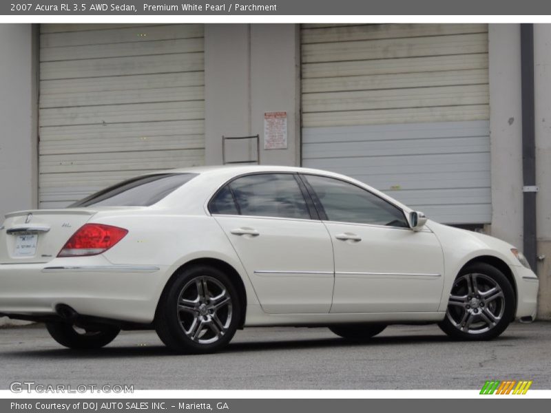 Premium White Pearl / Parchment 2007 Acura RL 3.5 AWD Sedan