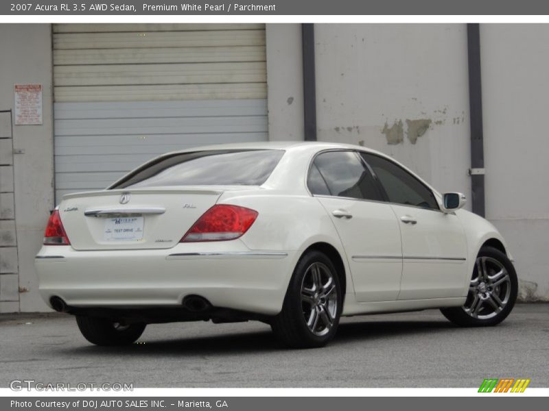 Premium White Pearl / Parchment 2007 Acura RL 3.5 AWD Sedan