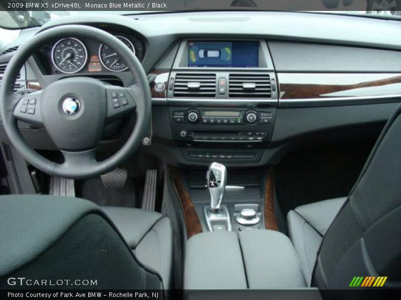 Monaco Blue Metallic / Black 2009 BMW X5 xDrive48i