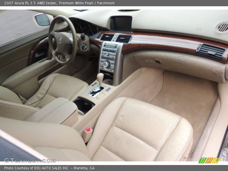  2007 RL 3.5 AWD Sedan Parchment Interior