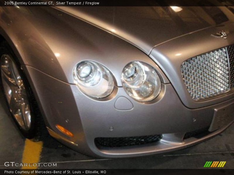 Silver Tempest / Fireglow 2005 Bentley Continental GT