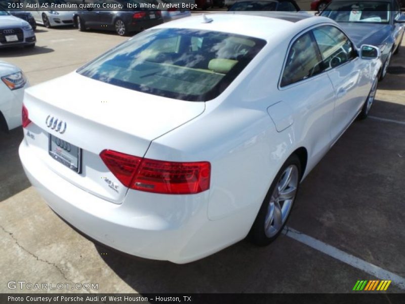 Ibis White / Velvet Beige 2015 Audi A5 Premium quattro Coupe