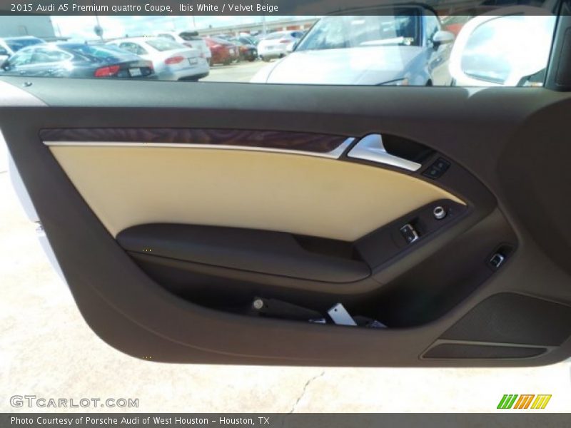 Ibis White / Velvet Beige 2015 Audi A5 Premium quattro Coupe