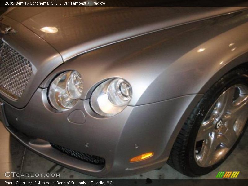 Silver Tempest / Fireglow 2005 Bentley Continental GT