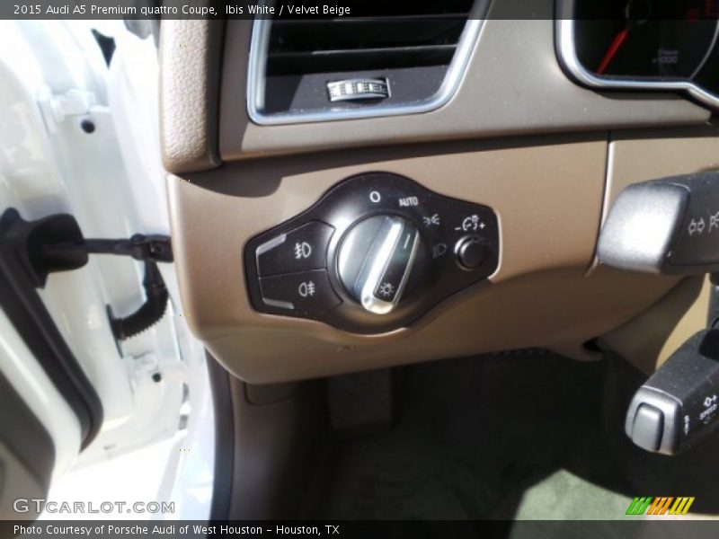 Ibis White / Velvet Beige 2015 Audi A5 Premium quattro Coupe