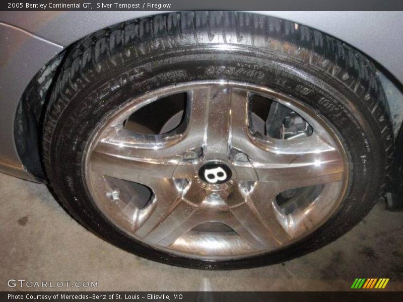 Silver Tempest / Fireglow 2005 Bentley Continental GT