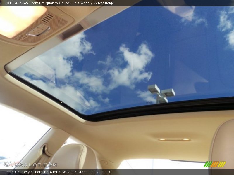 Ibis White / Velvet Beige 2015 Audi A5 Premium quattro Coupe