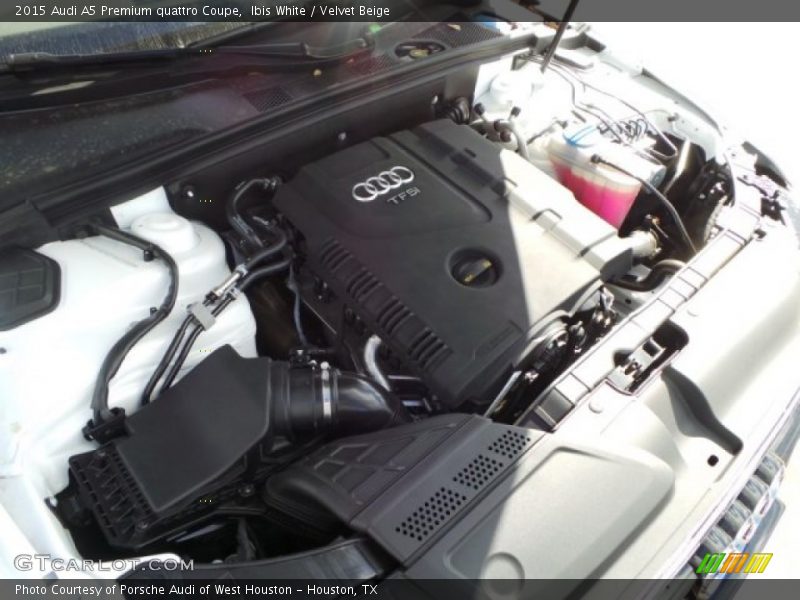 Ibis White / Velvet Beige 2015 Audi A5 Premium quattro Coupe
