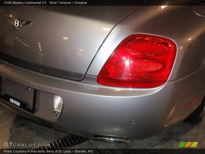Silver Tempest / Fireglow 2005 Bentley Continental GT