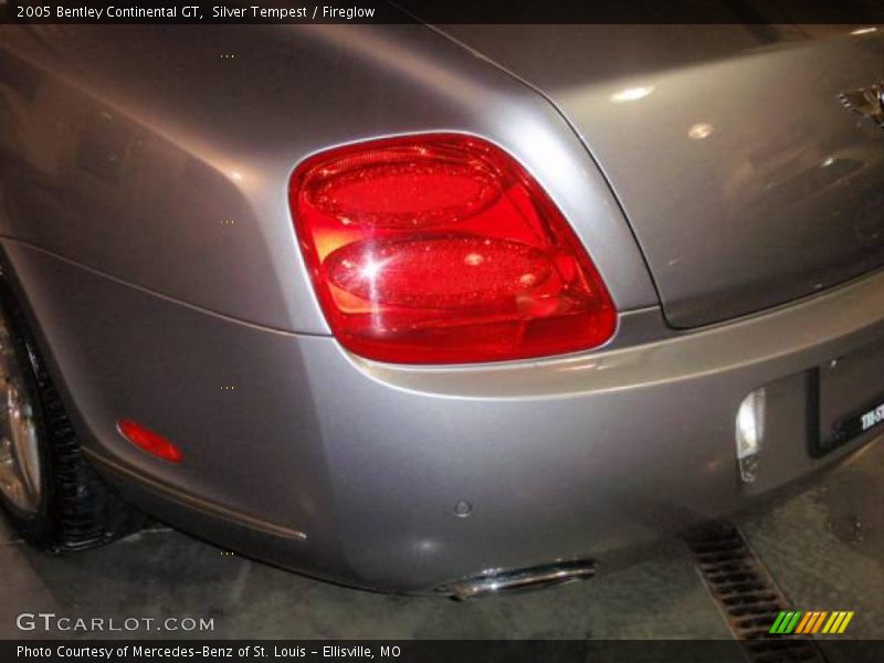 Silver Tempest / Fireglow 2005 Bentley Continental GT