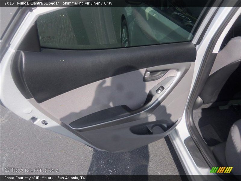 Shimmering Air Silver / Gray 2015 Hyundai Elantra SE Sedan