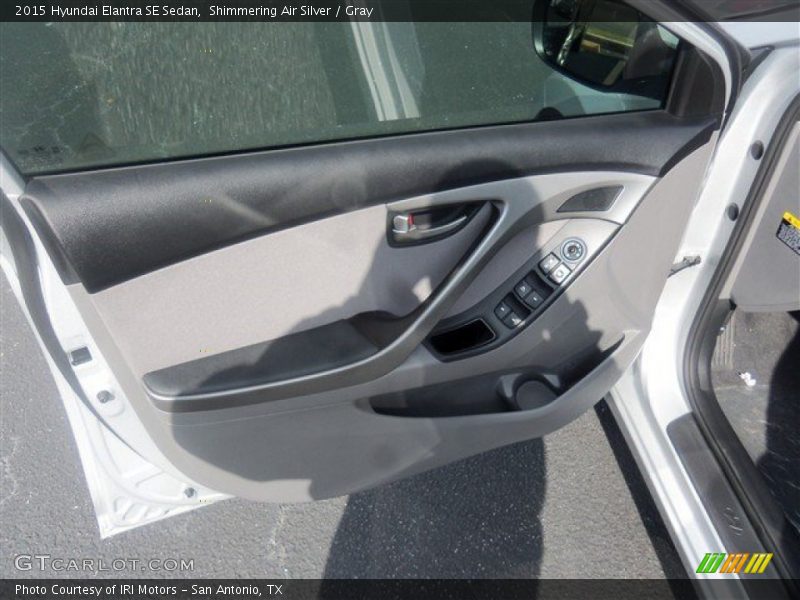 Shimmering Air Silver / Gray 2015 Hyundai Elantra SE Sedan