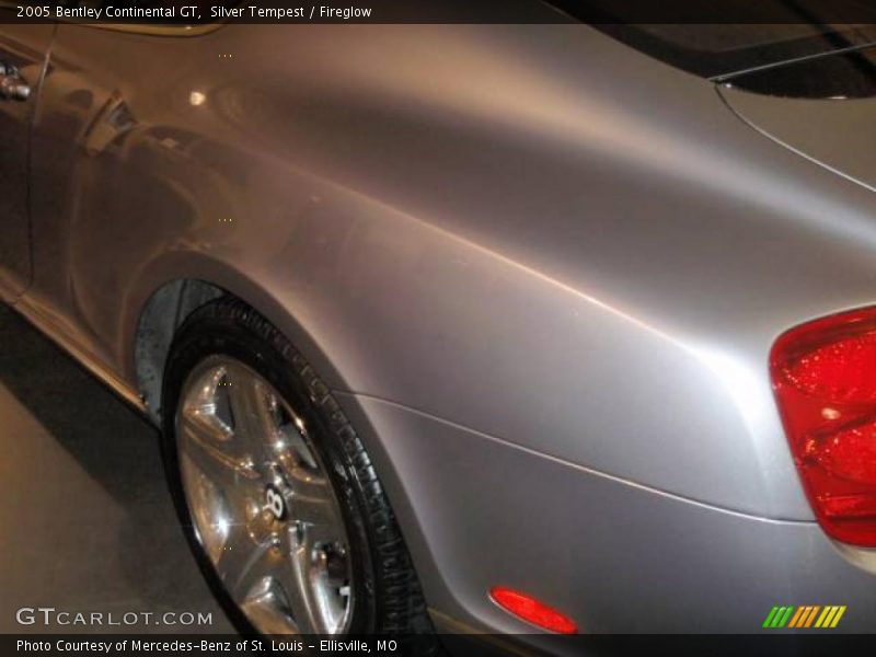 Silver Tempest / Fireglow 2005 Bentley Continental GT