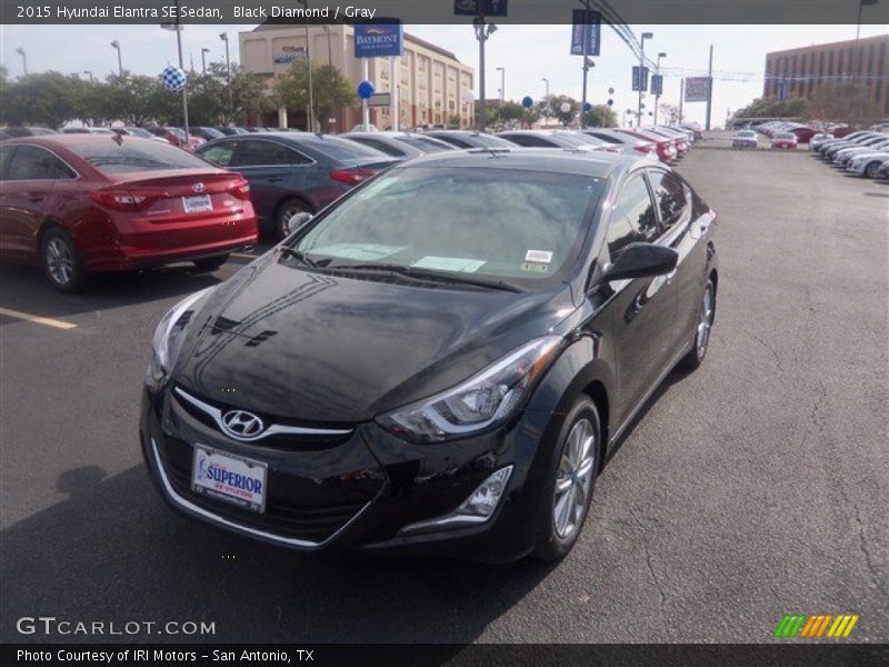 Black Diamond / Gray 2015 Hyundai Elantra SE Sedan