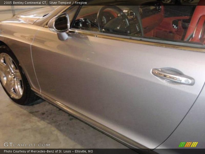 Silver Tempest / Fireglow 2005 Bentley Continental GT