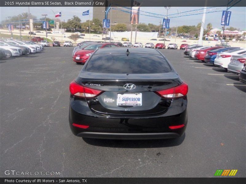 Black Diamond / Gray 2015 Hyundai Elantra SE Sedan