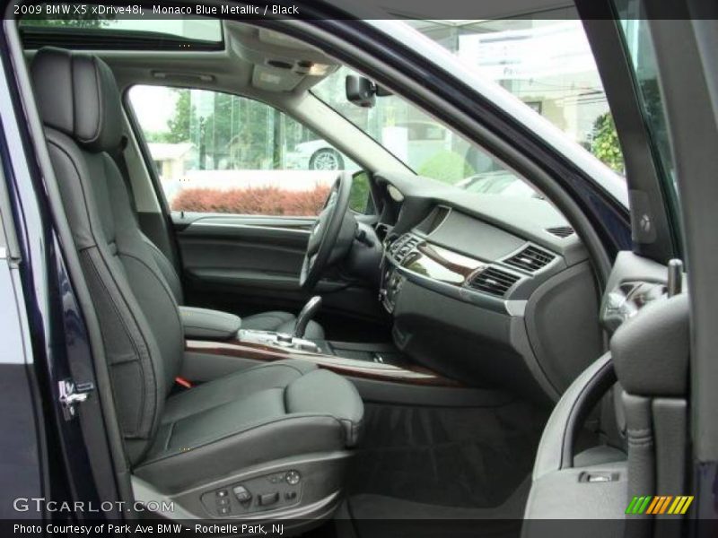Monaco Blue Metallic / Black 2009 BMW X5 xDrive48i