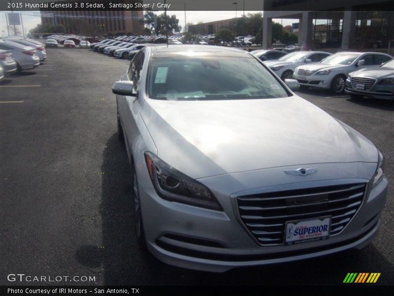 Santiago Silver / Gray 2015 Hyundai Genesis 3.8 Sedan