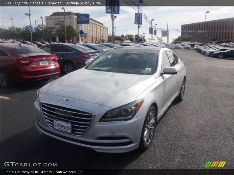 Santiago Silver / Gray 2015 Hyundai Genesis 3.8 Sedan