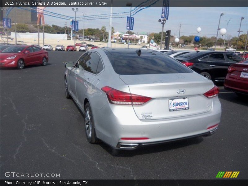 Santiago Silver / Gray 2015 Hyundai Genesis 3.8 Sedan