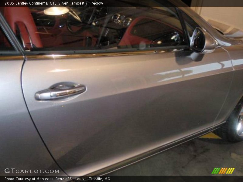 Silver Tempest / Fireglow 2005 Bentley Continental GT