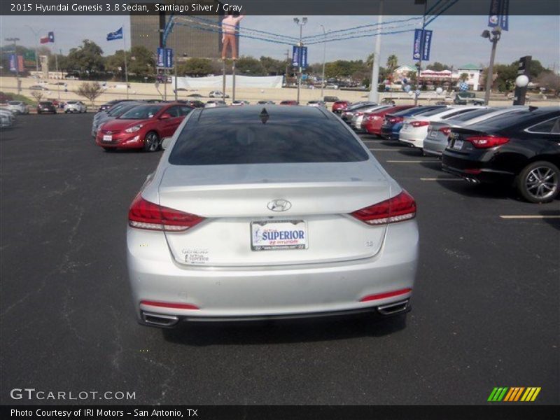 Santiago Silver / Gray 2015 Hyundai Genesis 3.8 Sedan