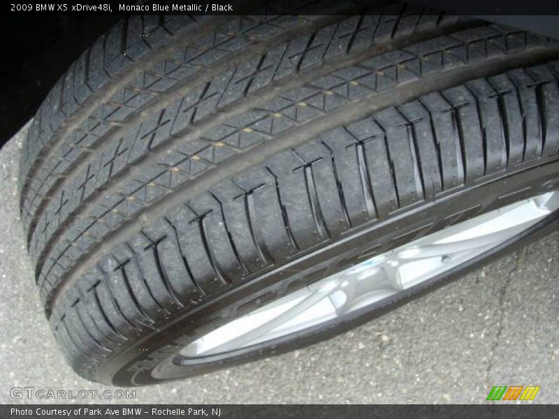 Monaco Blue Metallic / Black 2009 BMW X5 xDrive48i
