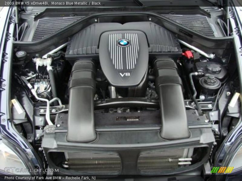Monaco Blue Metallic / Black 2009 BMW X5 xDrive48i