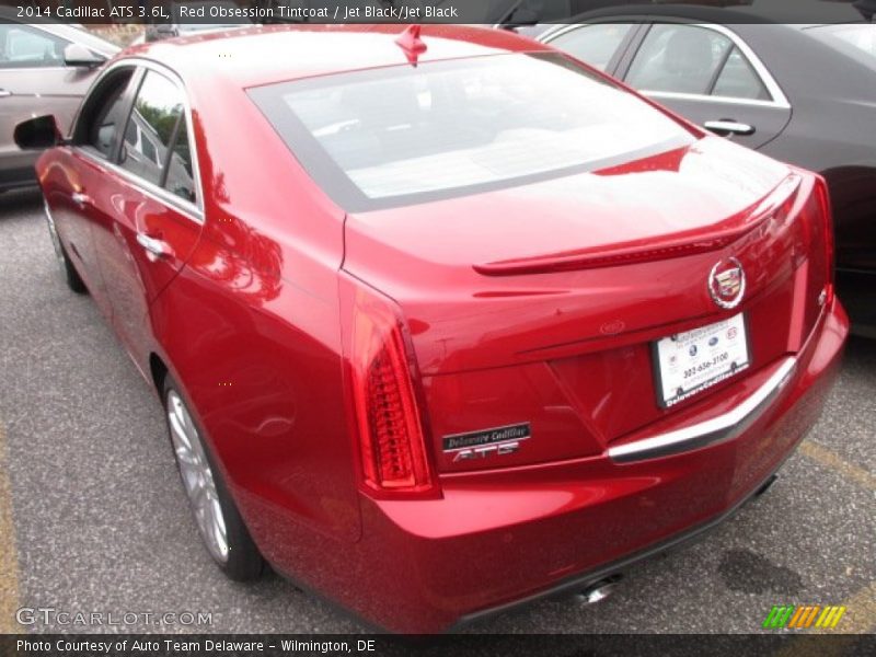 Red Obsession Tintcoat / Jet Black/Jet Black 2014 Cadillac ATS 3.6L