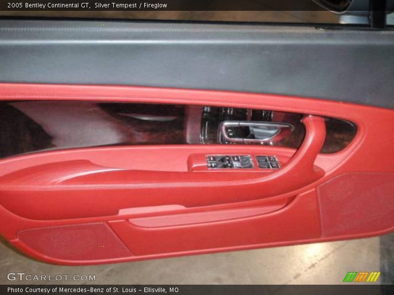 Silver Tempest / Fireglow 2005 Bentley Continental GT