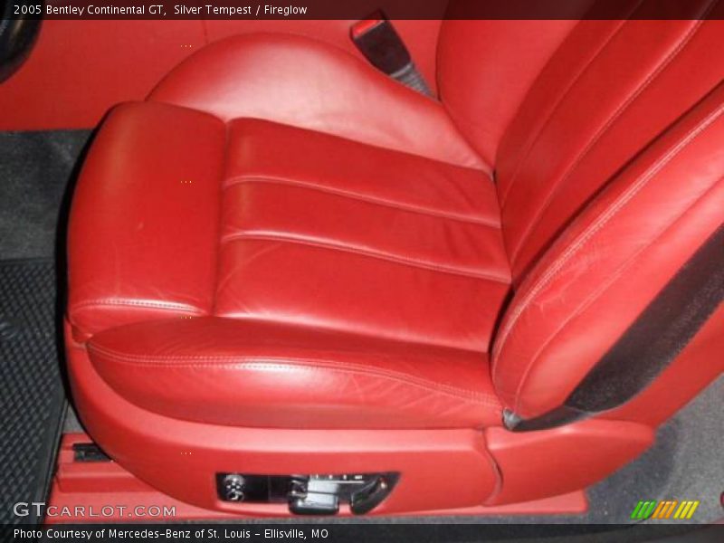 Silver Tempest / Fireglow 2005 Bentley Continental GT