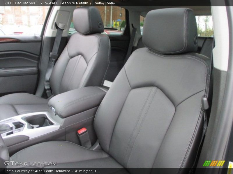Graphite Metallic / Ebony/Ebony 2015 Cadillac SRX Luxury AWD