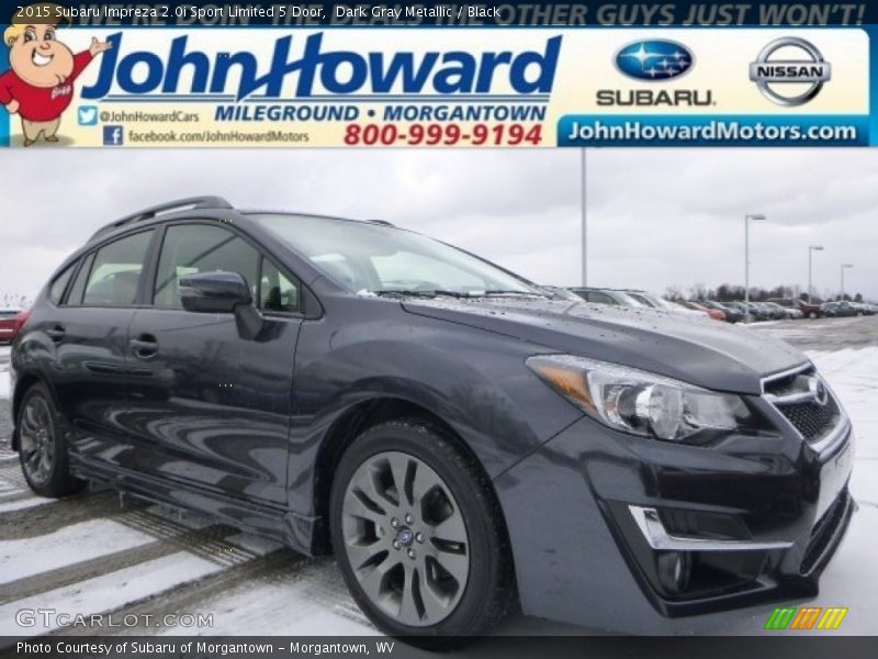 Dark Gray Metallic / Black 2015 Subaru Impreza 2.0i Sport Limited 5 Door