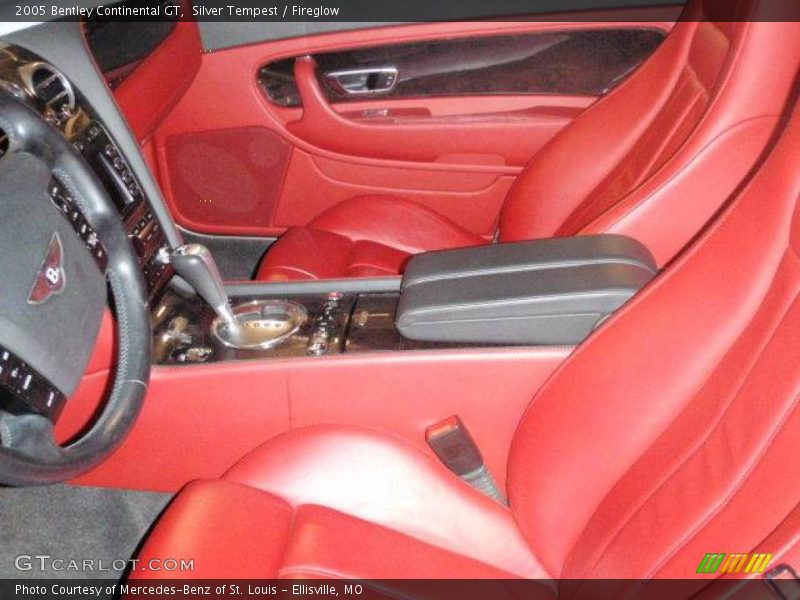 Silver Tempest / Fireglow 2005 Bentley Continental GT