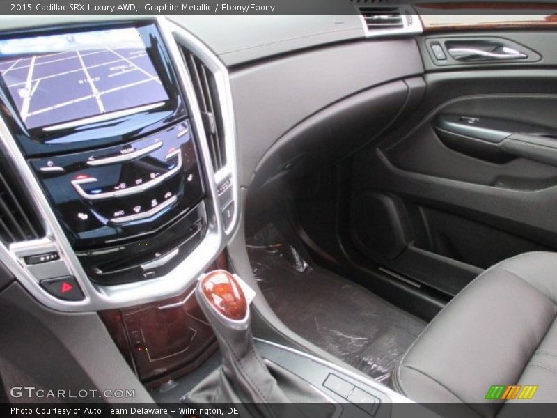 Graphite Metallic / Ebony/Ebony 2015 Cadillac SRX Luxury AWD