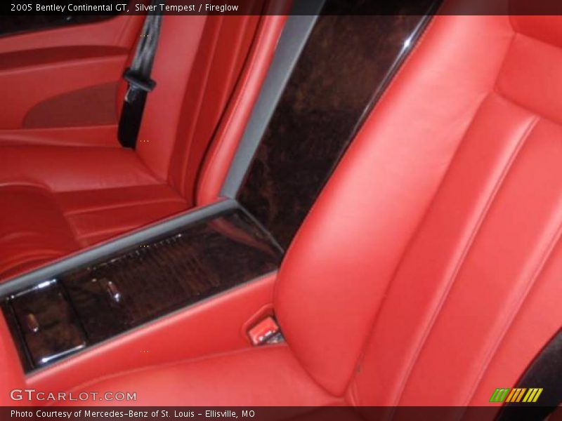 Silver Tempest / Fireglow 2005 Bentley Continental GT