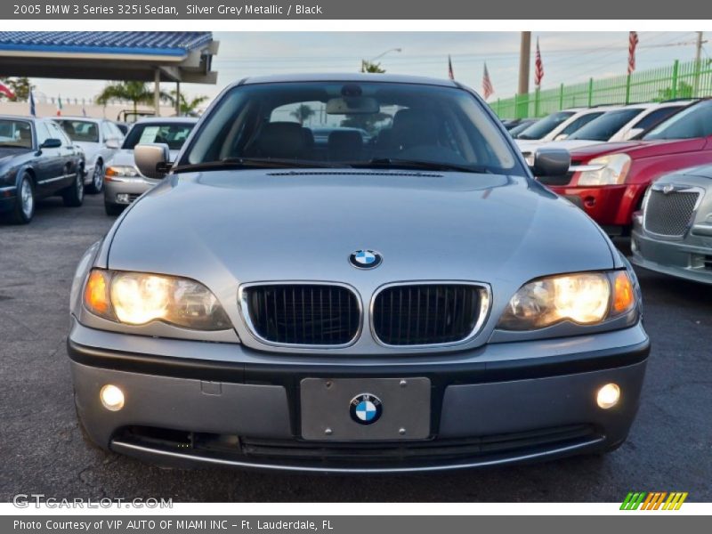 Silver Grey Metallic / Black 2005 BMW 3 Series 325i Sedan