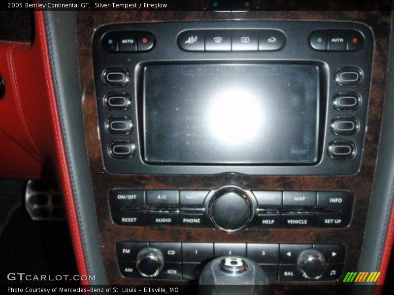 Silver Tempest / Fireglow 2005 Bentley Continental GT