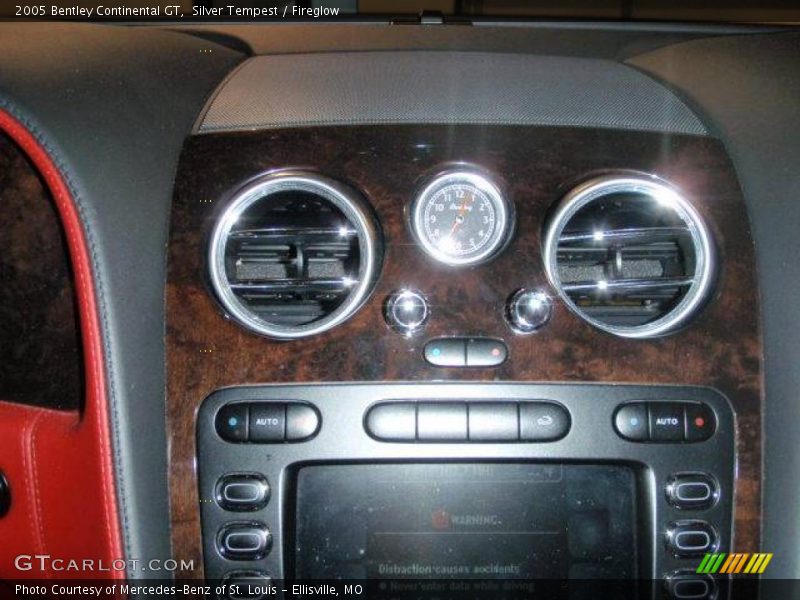 Silver Tempest / Fireglow 2005 Bentley Continental GT
