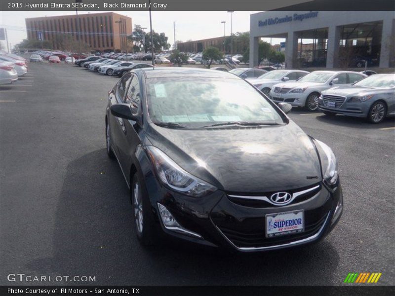 Black Diamond / Gray 2015 Hyundai Elantra SE Sedan