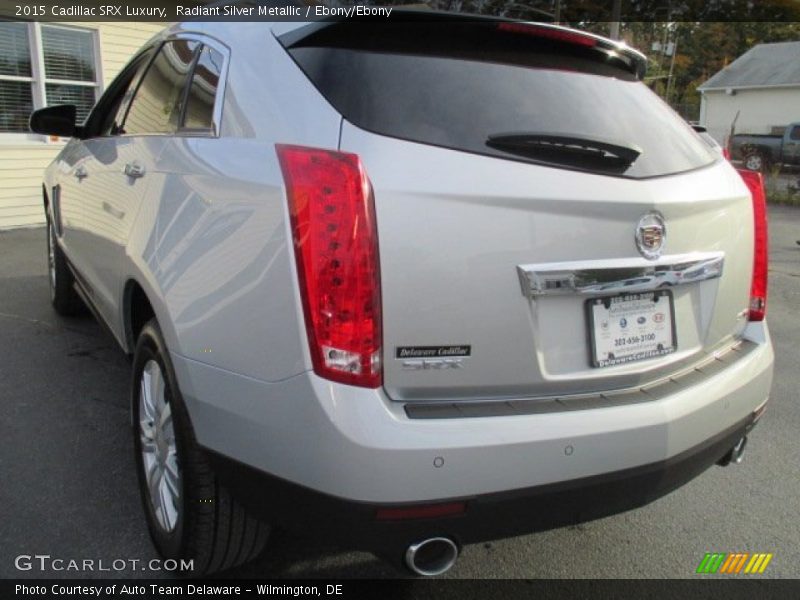 Radiant Silver Metallic / Ebony/Ebony 2015 Cadillac SRX Luxury